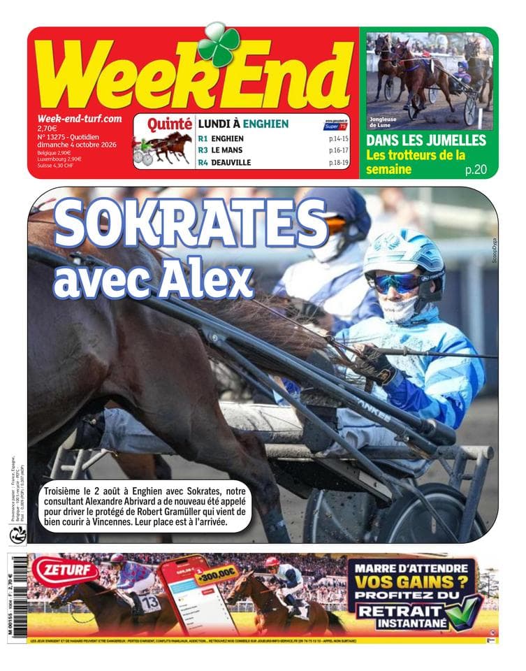 Couverture de l'édition du Dimanche 4 octobre 2026